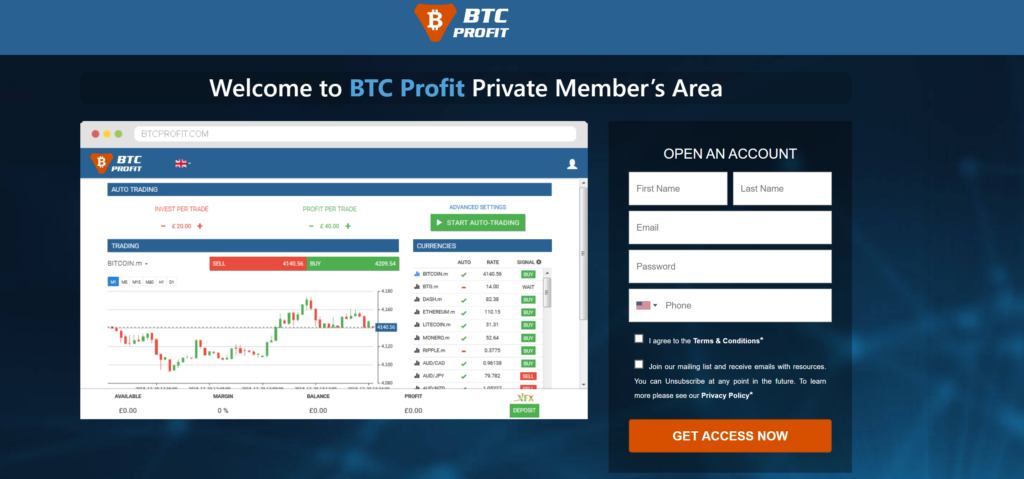 Oszustwo Bitcoin Profit